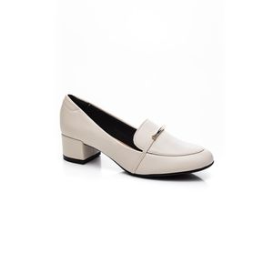 Sapato Beira Rio Salto Baixo Feminino  4301.103 Off-White