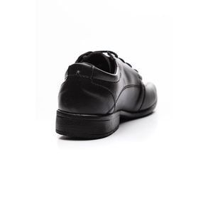 Sapato West Line Social Juvenil Menino Cadarço 12507 Preto