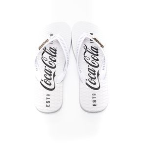 Chinelo De Dedo Coca-Cola Masculino Estampa Cc3515 Preto