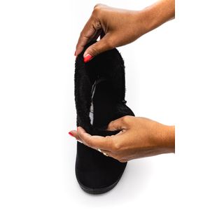 Bota Esquimó Feminina Maria Emilia Black Boar Preto