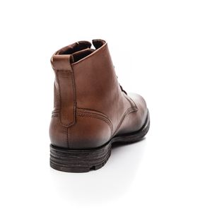 Bota Pegada Coturno Masculina Couro Action 180731-01 Marrom