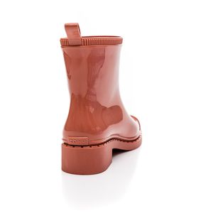 Bota Zaxy Galocha Feminina Glossy 18784-Aq096 Rosa