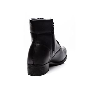 Bota Chá De Mel Coturno Feminino Salto Baixo - 2011 Preto