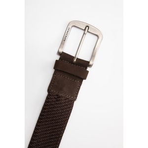 Cinto Democrata Elastico Masculino Couro Cin0790-001 Marrom