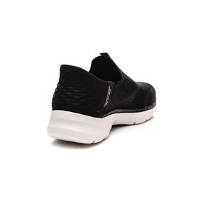 Tênis Skechers Go Walk 6 Slip-In Fabulous View Caminhada Feminino 124569bklv Preto