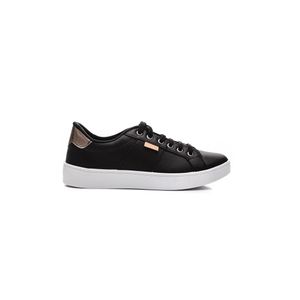 Tênis Izalu Casual Feminino Rosê Gold 10151iz Preto