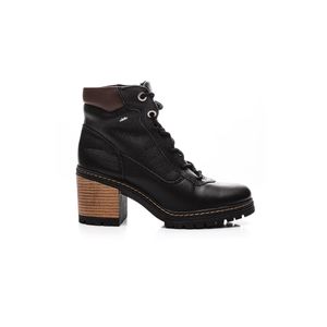 Bota Dakota Salto Bloco Feminina Couro G5721-01 Preto