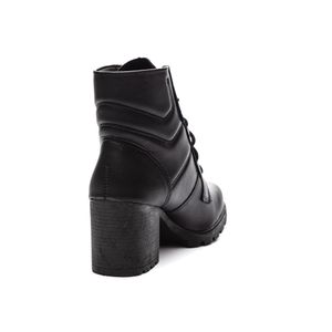Bota Dakota Coturno Feminina De Salto Bloco G5673-01 Preto