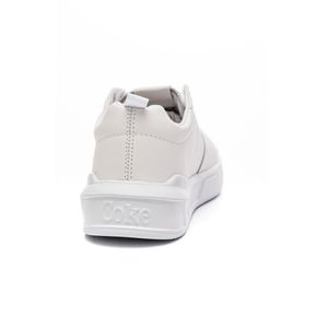 Tênis Coca-Cola Casual Feminino Soho Leather Cc2176-1 Branco