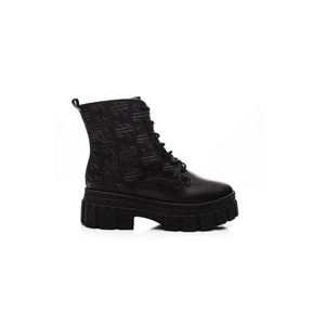 Bota Ramarim Coturno Feminino Textura 2364104-02 Preto