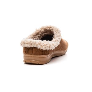 Pantufa Pegada Chinelo Feminino Lã 266002-02 Castanho
