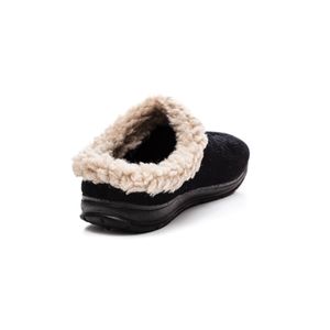 Pantufa Chinelo Feminino Plus Pegada 266002-04 Preto