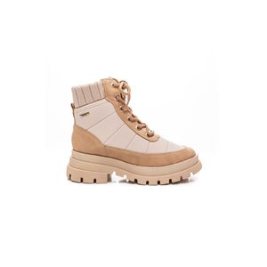 Bota Dakota Coturno Feminina Cadarço G5702-01 Off-White
