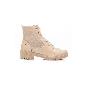 Bota Mississipi Coturno Feminino Tratorada Q8473-01 Off-White
