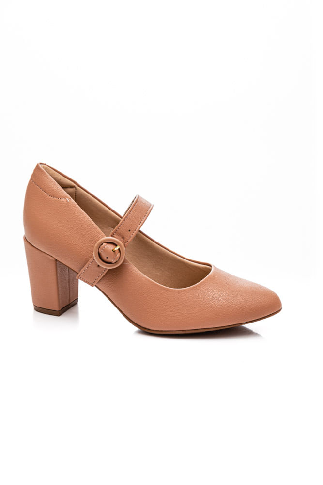 Sapato-Casual-Salto-Medio-Feminino-Modare-Nude