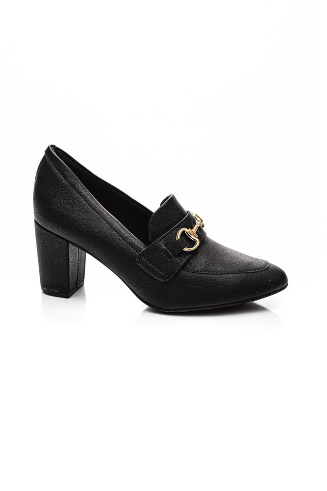 Sapato-Casual-Salto-Medio-Feminino-Modare-Preto