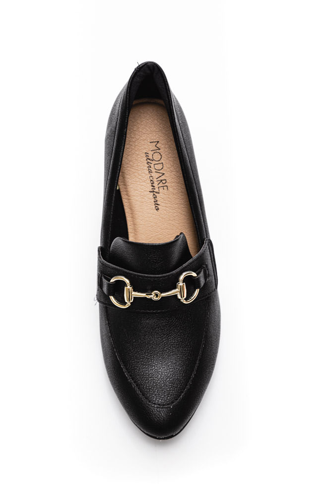 Sapato-Casual-Salto-Medio-Feminino-Modare-Preto
