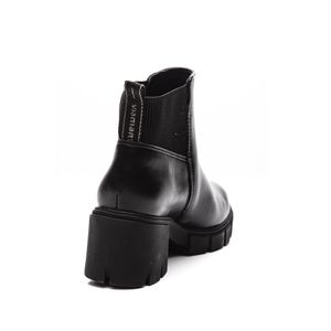Bota Via Marte Chelsea Feminino Tratorado 23-308-01 Preto