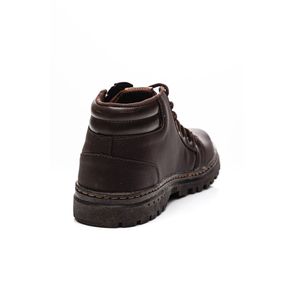 Bota Sport Fire Coturno Masculina Cano Curto Zíper 0101api Marrom