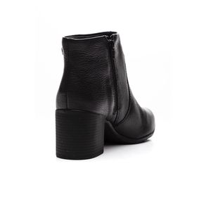 Bota Bottero Cano Curto Feminina Couro 346901 Preto