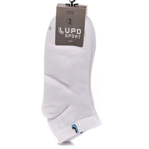 Kit Meia Lupo Cano Médio Masculina Sport 03225-089 Branco