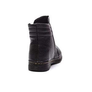 Bota Campesí Conforto Feminino Zíper Lateral L9213-06 Preto