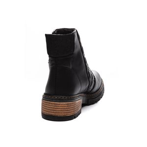 Bota Dakota Salto Baixo Feminina Matelassê G8061-01 Preto