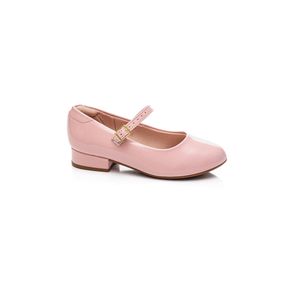 Sapato Molekinha Casual Juvenil Menina Fivela 2528.101 Rosa Claro