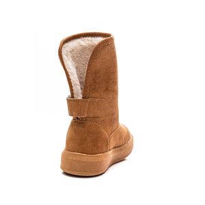 Bota Novopé Casual Infantil Menina Forrada Em Lâ 98001378-1834 Caramelo