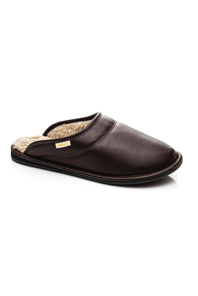 Pantufa-Conforto-Chinelo-Adulto-La-Kature-407.162.487-Marrom