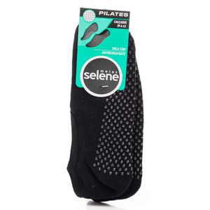 Meia Selene Esportiva Masculina Pilates Antiderrapante 4400.002 Preto