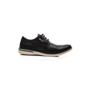Sapato Ferracini Casual Masculino Couro 3622g Preto