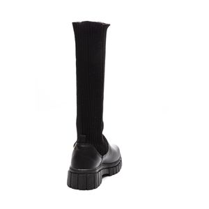 Bota Ortopé Casual Infantil Menina Cano Têxtil 20750004 Preto