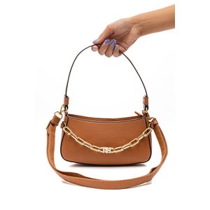 Bolsa Rafitthy Casual Feminina Pequena 28.13718a Caramelo