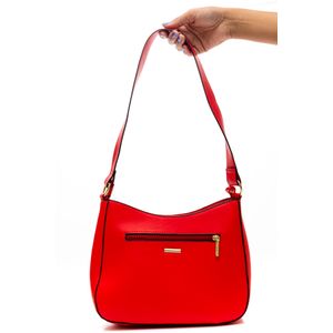 Bolsa De Ombro Rafitthy Casual Feminina Pequena  28.22156a Vermelho