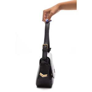 Bolsa Envelope Rafitthy Casual Feminina Média 28.22760a Preto
