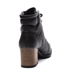 Bota Dakota Coturno Feminino Salto Bloco G4564-01 Preto