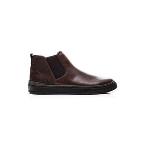 Bota Democrata Chelsea Masculina City Denim 240110-001 Marrom