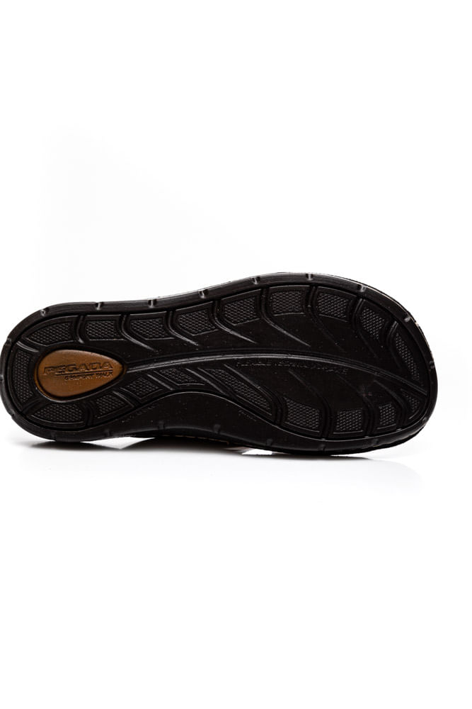 Chinelo Pegada Masculino Couro Levitech Marrom | Pittol