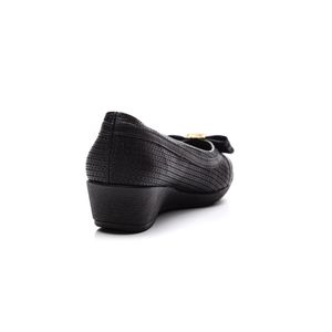 Sapatilha Piccadilly Casual Feminina Fivela 143191 Preto