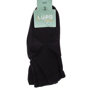 Kit Meia Lupo Soquete Infantil Menino 03 Pares Kids  02727-089 Sortido