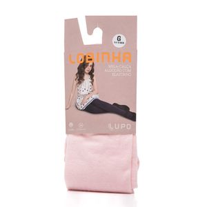 Meia Calça Lupo Lisa Infantil Menina Algodão 02526.001 Rosa