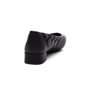 Sapato Campesi Conforto Feminino Salto Baixo L9094-05 Preto