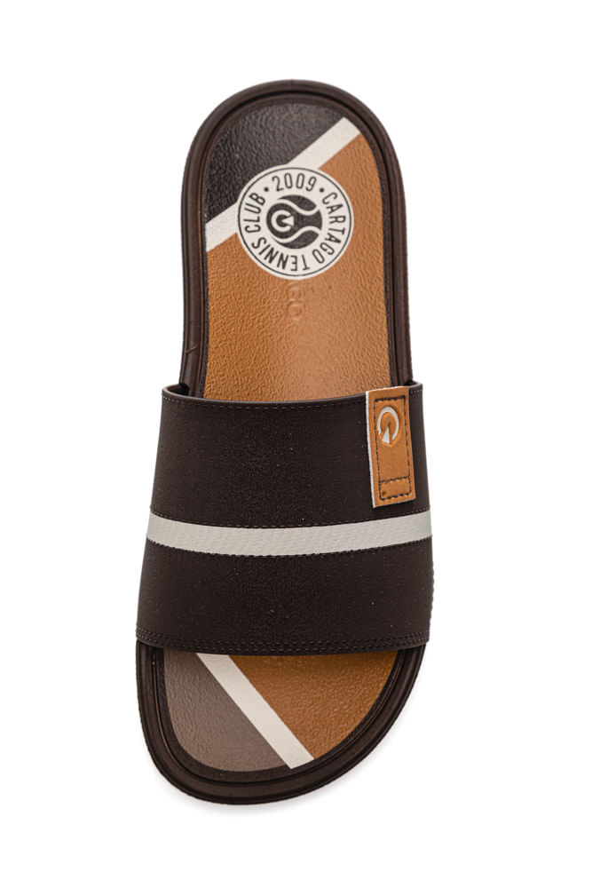 Chinelo-Cartago-Slide-Juvenil-Menino-Detroit-12059-Aq733-Marrom
