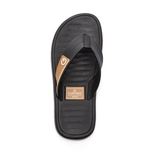 Chinelo De Dedo Cartago Masculino Paris 11591-21392 Preto