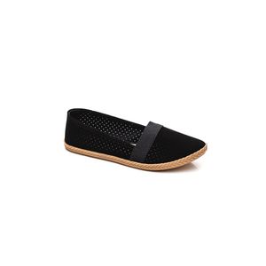Sapatilha Moleca Alpargata Feminina Microperfuros Nobuck 5287.203 Preto