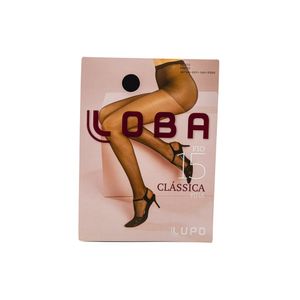 Meia-Calça Fina Fio 15 Clássica Transparente Loba Lupo 05760-001 Preto