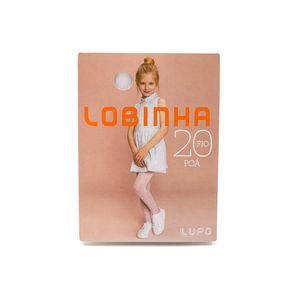 Meia-Calça Lupo Clássica Infantil Menina Poá Lobinha Fio 20 - 02515-001-1000 Branco