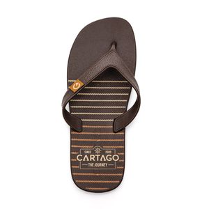 Chinelo De Dedo Cartago Masculino Dakar 10738-22028 Marrom