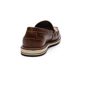 Sapato Democrata Mocassim Masculino Garage 361101-002 Marrom